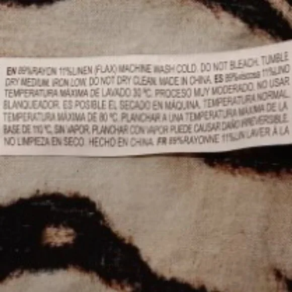 Tiger Striped Tank Top Women's 3XL Cropped w Adjustable Spaghetti Straps Cropped - Picture 5 of 10